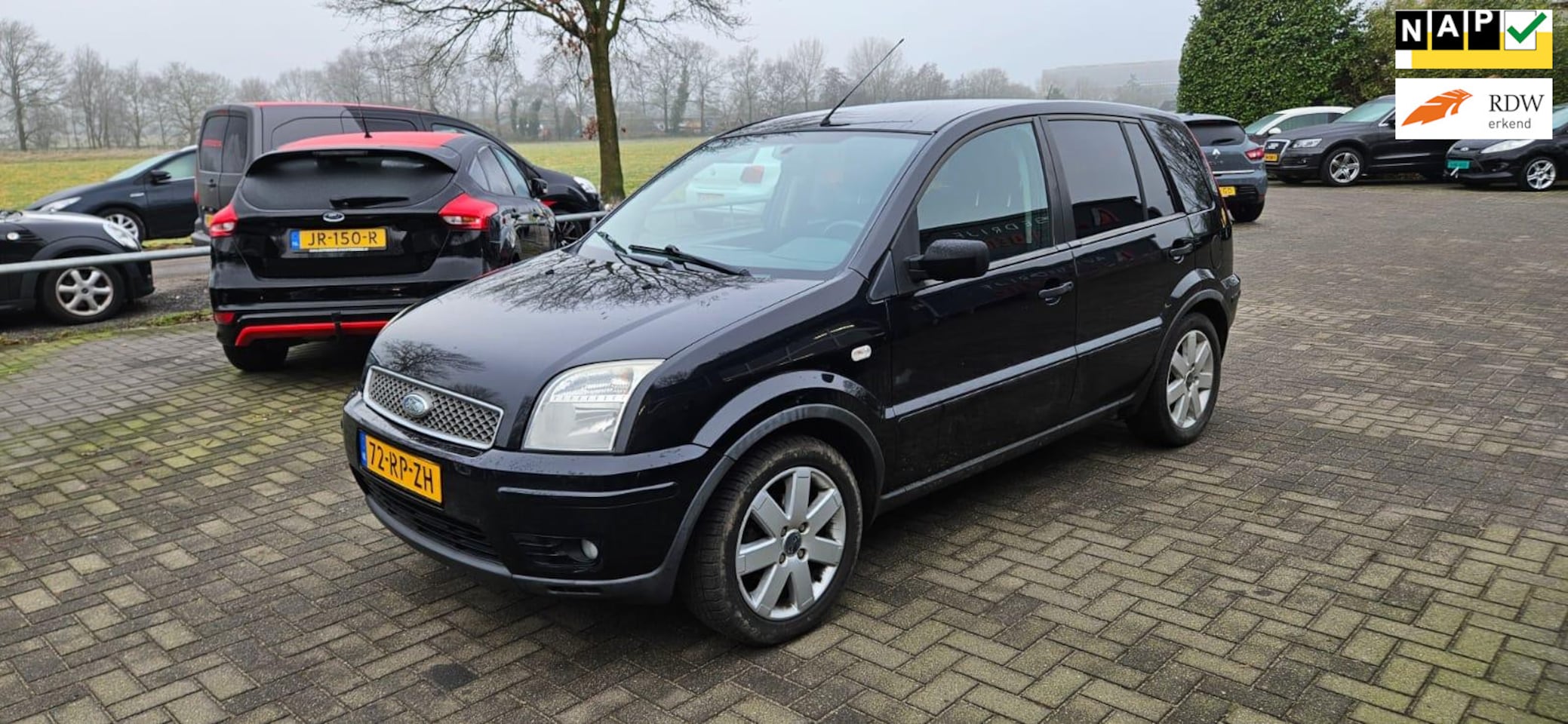 Ford Fusion - 1.4-16V Futura airco elektrische ramen cv. sport velgen zeer nette auto rijd heerlijk apk - AutoWereld.nl