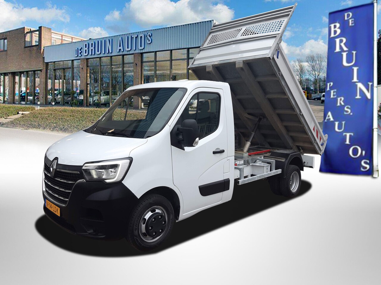 Renault Master - 130Pk dCi Kipper Pick-up Dubbellucht 3500 Kg Trekhaak - AutoWereld.nl