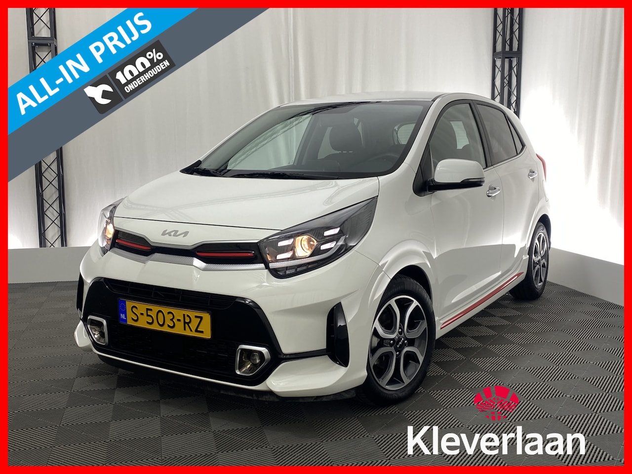 Kia Picanto - 1.0 DPi GT-Line | Apple Carplay | Navi | Camera | P.Sensoren | Sportstuur | LMV 15'' | - AutoWereld.nl