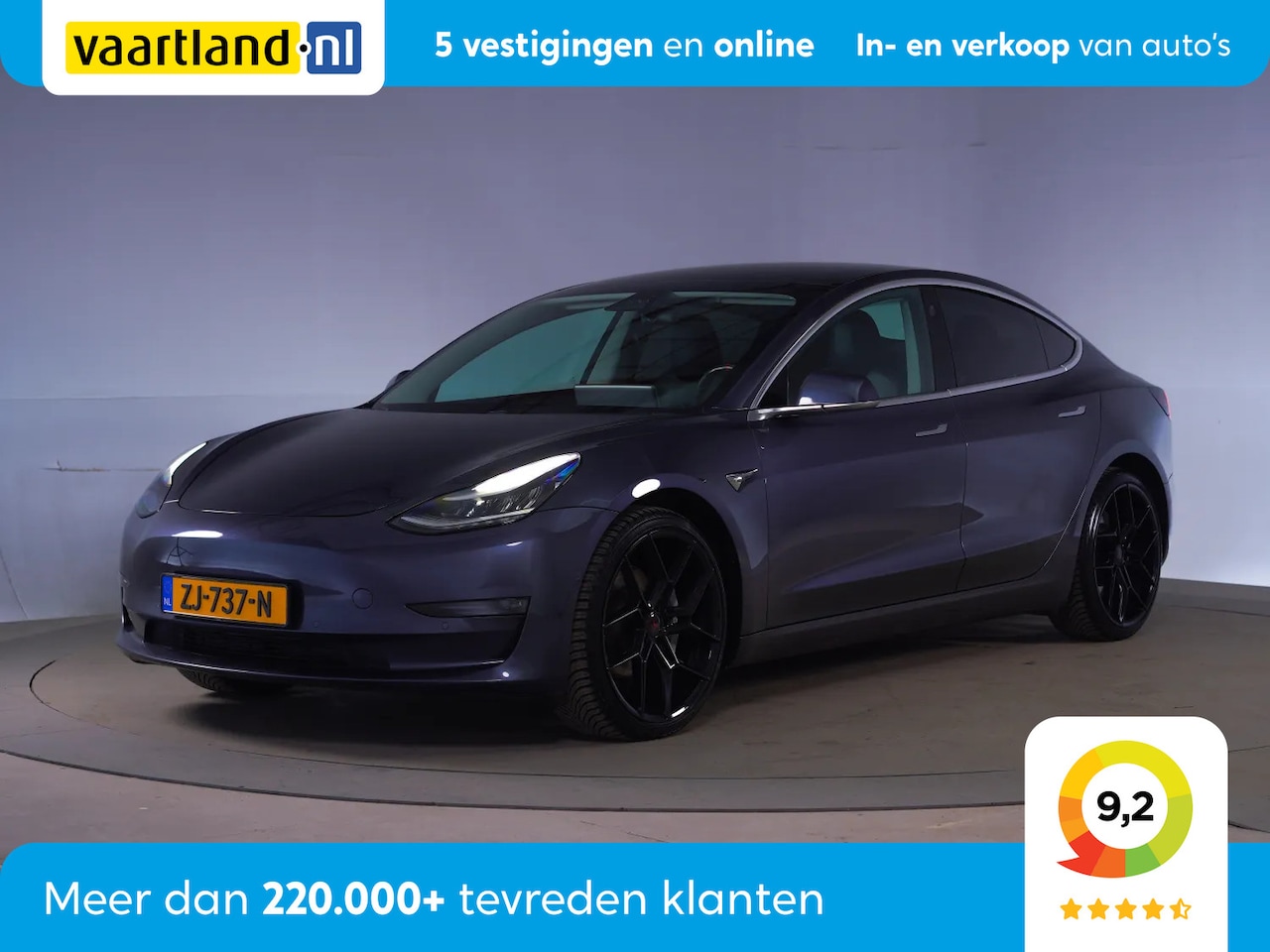 Tesla Model 3 - Long Range RWD long range 75 kWh[panoramadak,Achteruitrijcamera,Cruise Control] - AutoWereld.nl