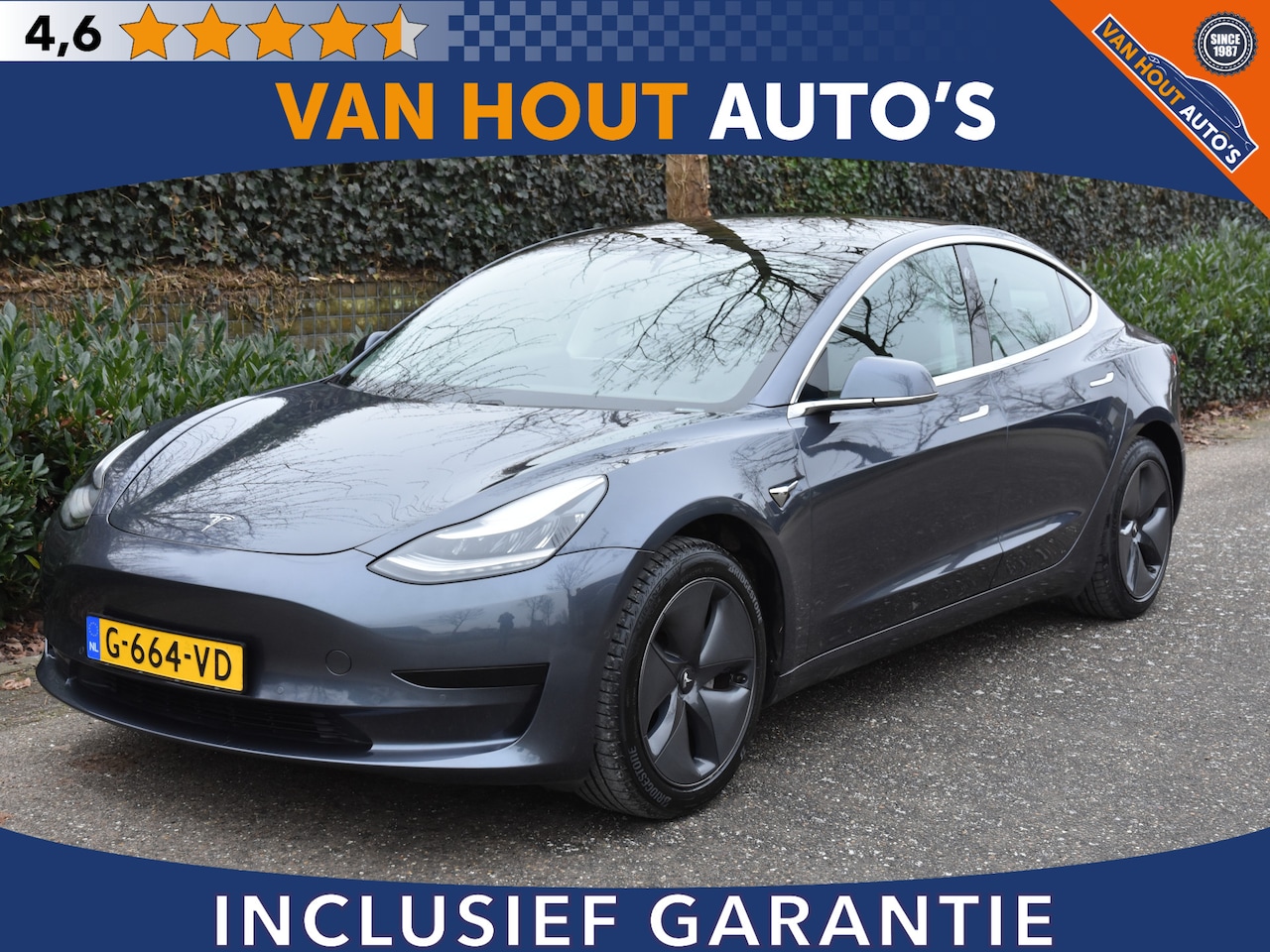 Tesla Model 3 - Standard RWD Plus 60 kWh | AUTO PILOT | 360 CAMERA - AutoWereld.nl