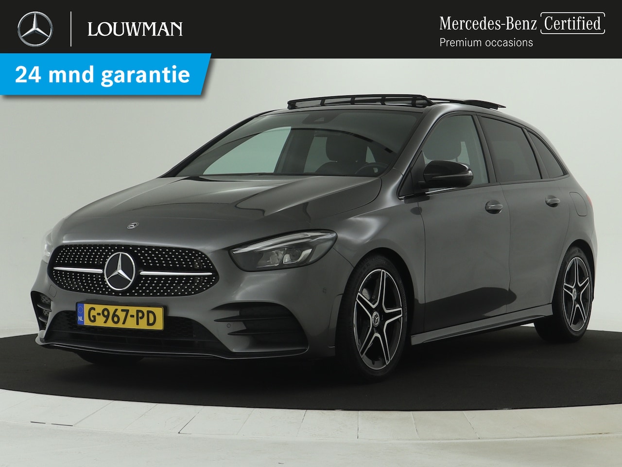 Mercedes-Benz B-klasse - 180 Business Solution AMG | Panoramadak | Achteruitrijcamera | Apple Carplay | Nightpakket - AutoWereld.nl