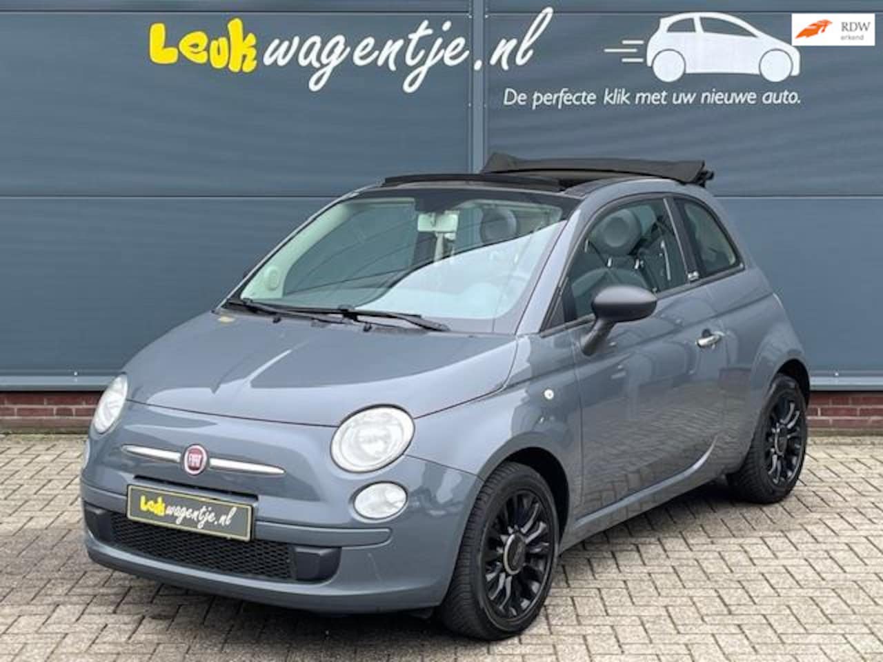 Fiat 500 C - 1.2 Popstar Cabrio *airco *lichtmet. velgen - AutoWereld.nl