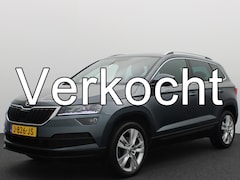 Skoda Karoq - 1.5 TSI ACT Business Edition AUTOMAAT / LEDER-ALCANTARA / STOELVERW / FULL LED / CAMERA /