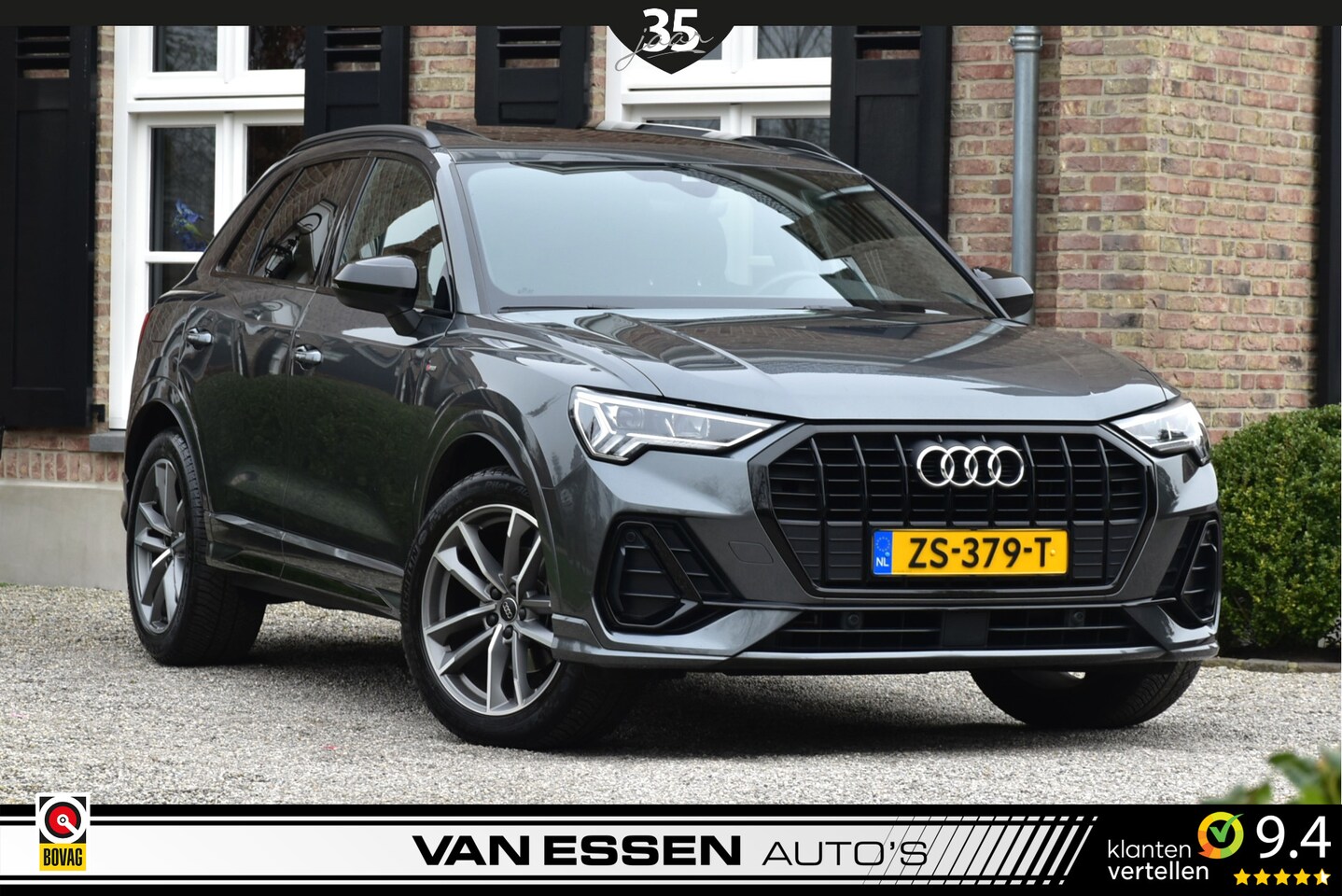 Audi Q3 - 35 TFSI S Line Aut. Pano Blackline Virtual Sfeerlicht Led ACC Carplay NL-Auto! - AutoWereld.nl