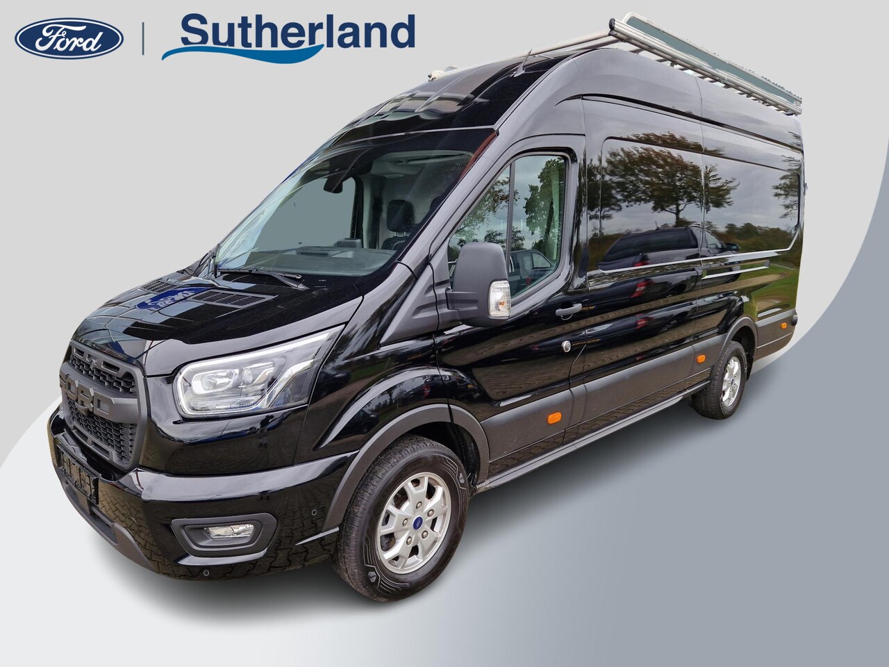 Ford Transit - 350 2.0 TDCI L4H3 Limited RWD | 170PK Automaat | Trekhaak | Imperiaal + Ladderrol | Automa - AutoWereld.nl