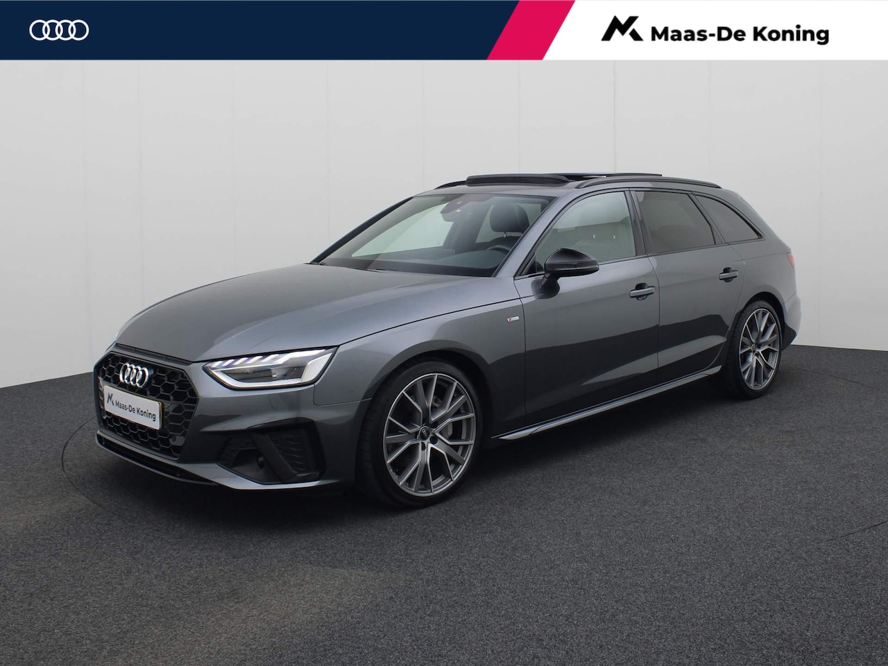 Audi A4 Avant - 40 TFSI/204PK S Line · Panoramadak · Leder/Stof · Drive select · Garantie tot augustus 202 - AutoWereld.nl