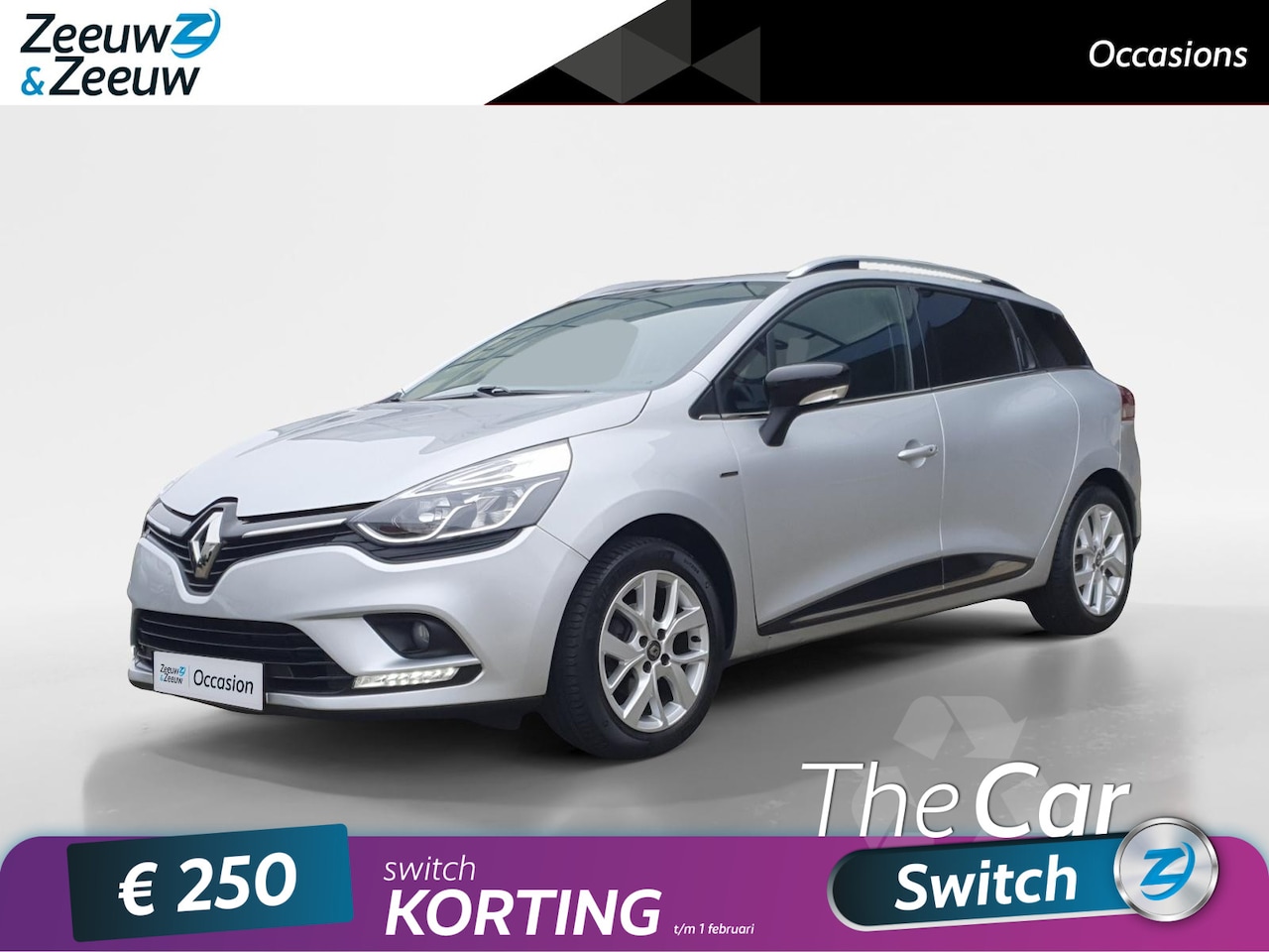 Renault Clio Estate - 0.9 TCe Limited | Navigatie | Bluetooth | Lichtmetalen velgen | Cruise control | Keyless m - AutoWereld.nl