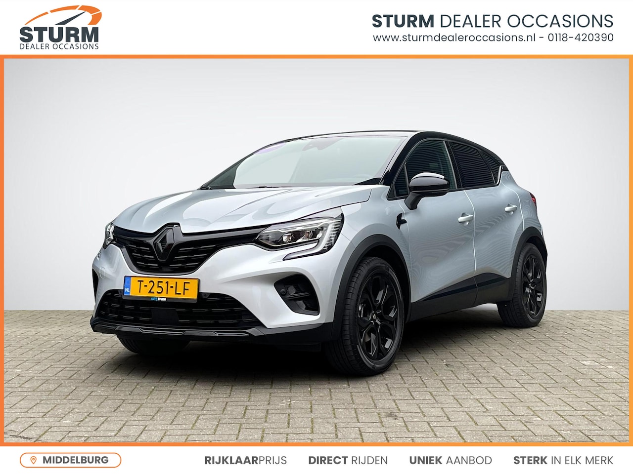 Renault Captur - 1.6 E-Tech Hybrid 145 SL Rive Gauche | Trekhaak Afneembaar | Navigatie | Camera | Apple Ca - AutoWereld.nl