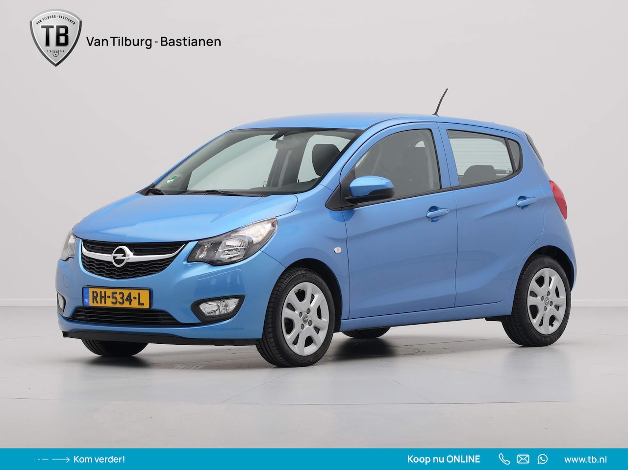 Opel Karl - 1.0 75pk Automaat! Edition Airco Parkeersensoren Cruise Lm Velgen - AutoWereld.nl