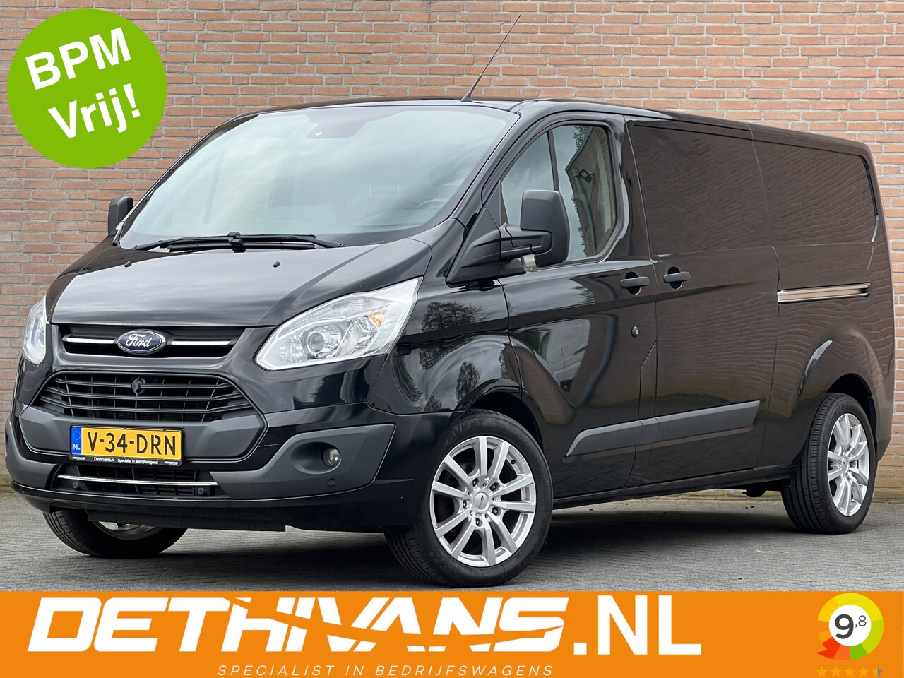 Ford Transit Custom - 2.0TDCI 130PK Lang Automaat / Euro6 / 2x Schuifdeur / Cruisecontrol - AutoWereld.nl