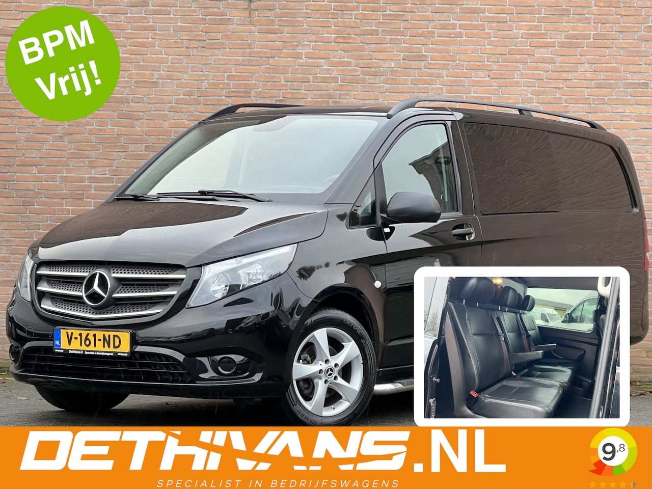 Mercedes-Benz Vito - 111CDI Lang Dubbelcabine / Comfort / Camera / Navigatie / Euro6 - AutoWereld.nl