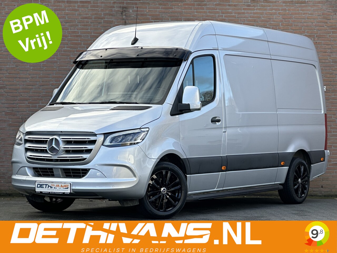 Mercedes-Benz Sprinter - 319CDI 190PK L2H2 7G-Tronic / M-Bux / Led / Vol Opties - AutoWereld.nl