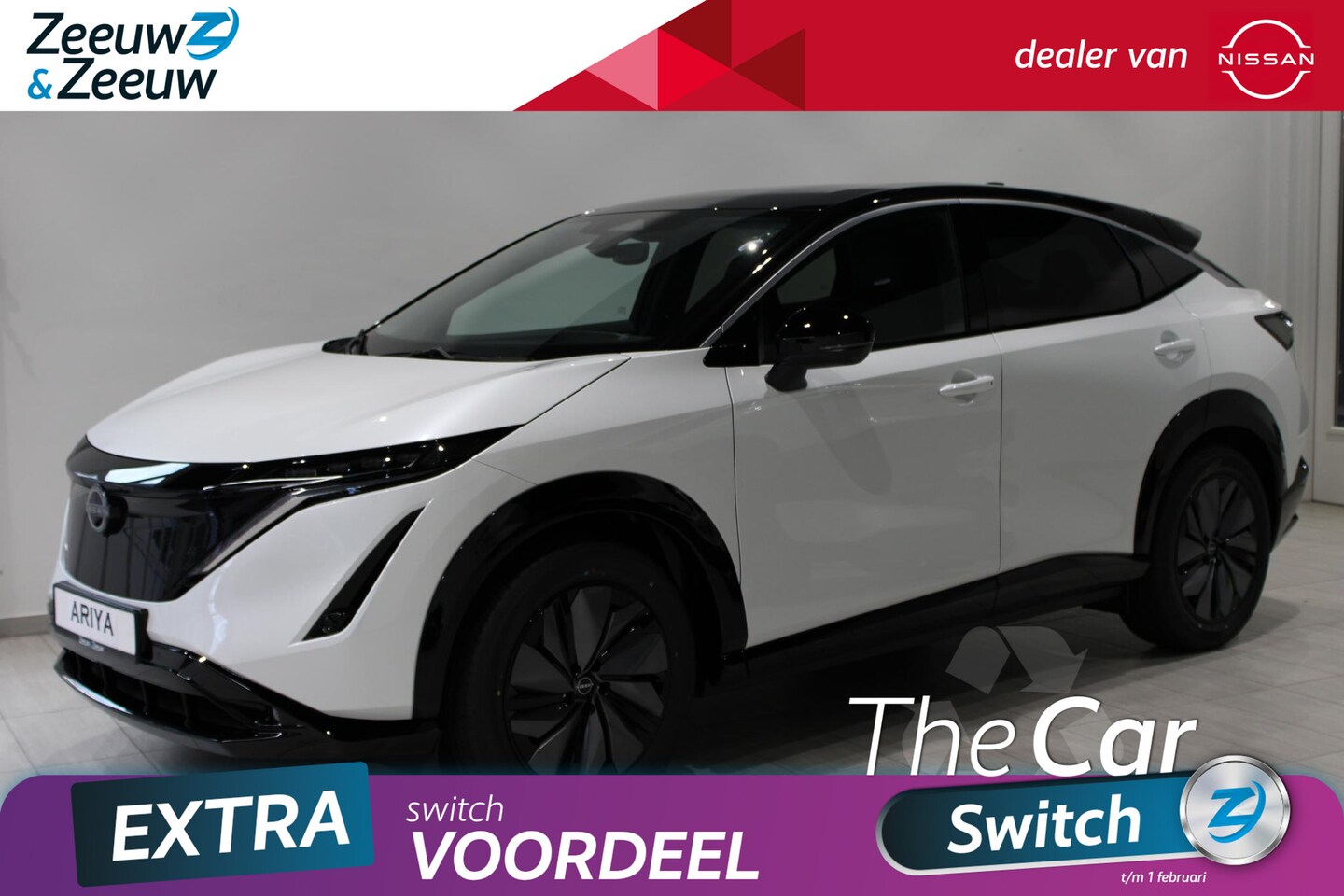 Nissan Ariya - Advantage Edition Plus 91 kWh | € 2.950,= VOORRAAD KORTING | PANORAMA DAK | PRO PILOT | - AutoWereld.nl