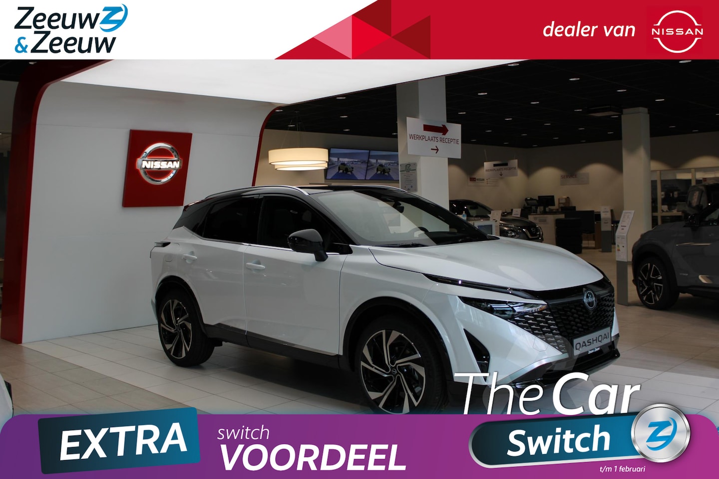 Nissan Qashqai - 1.3 MHEV Xtronic Tekna Plus | € 8.000,= VOORRAAD KORTING | NU MET 5 JAAR FABRIEKSGARANTIE - AutoWereld.nl