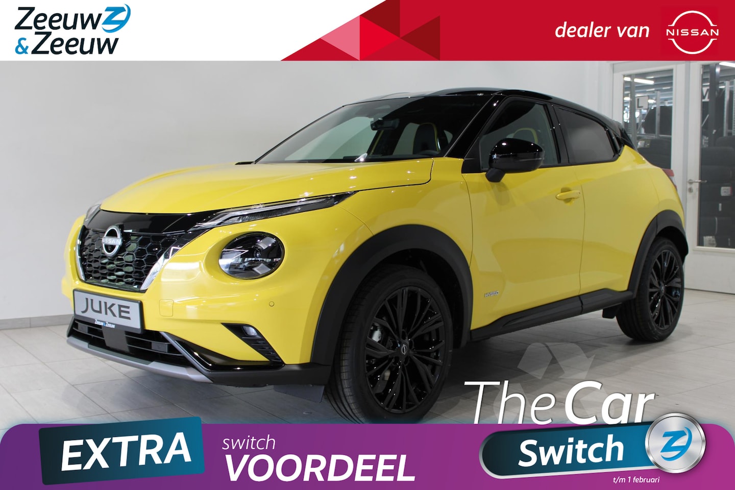 Nissan Juke - 1.6 Hybrid N-Sport | MODELJAAR 2024 | INTERIEUR SPORT PAKKET | € 3.000,= BESTEL KORTING | - AutoWereld.nl