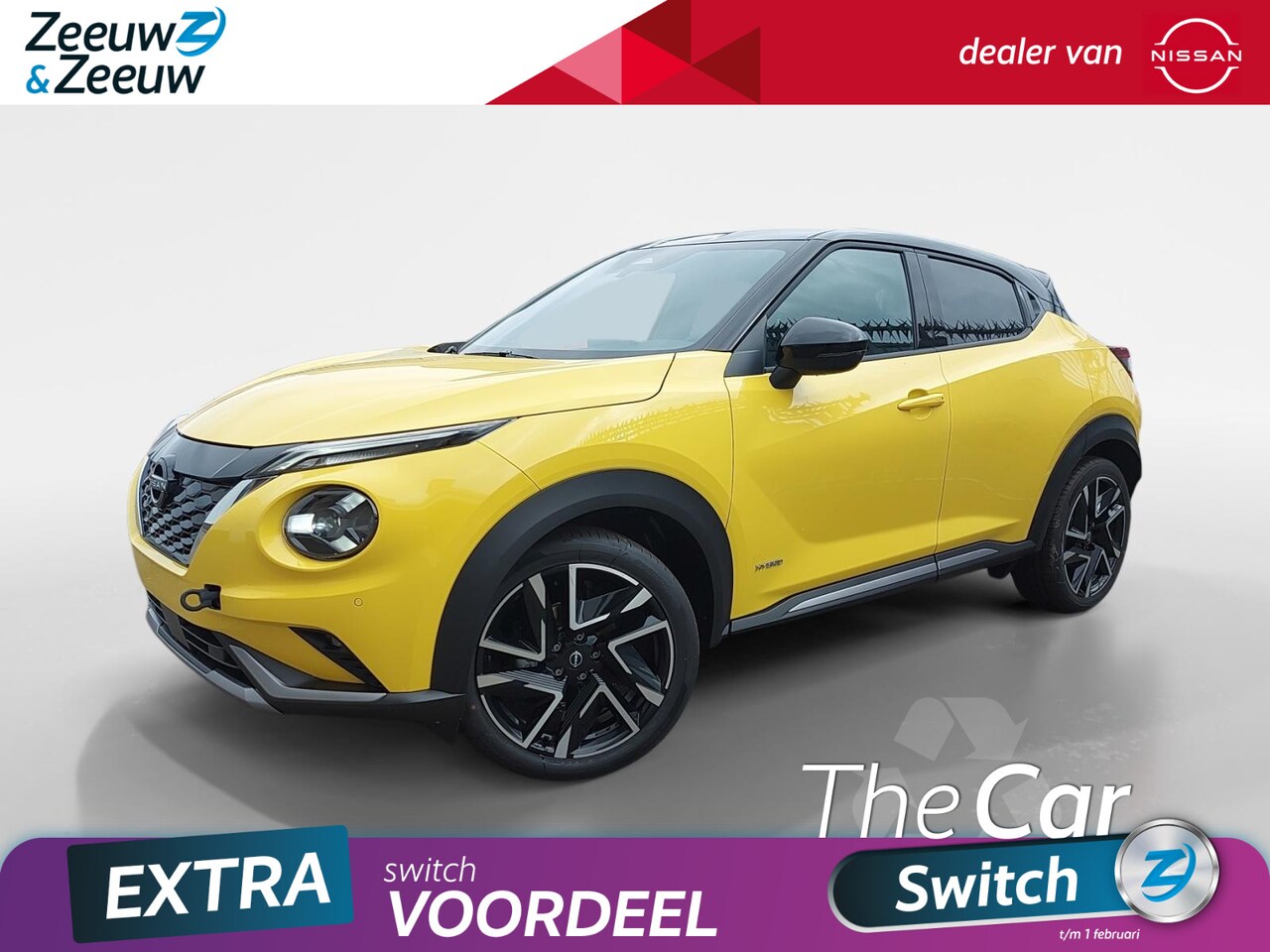 Nissan Juke - 1.6 Hybrid N-Design | €7000,- VOORRAADKORTING | COLD PACK | DIRECT LEVERBAAR | - AutoWereld.nl