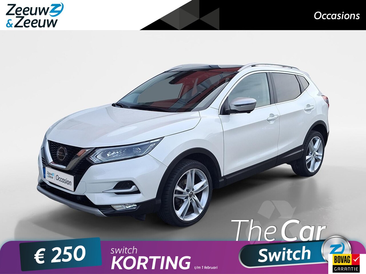 Nissan Qashqai - 1.3 DIG-T N-Motion Navigatie | Cruise Control | Parkeersensoren | Zeer complete uitvoering - AutoWereld.nl