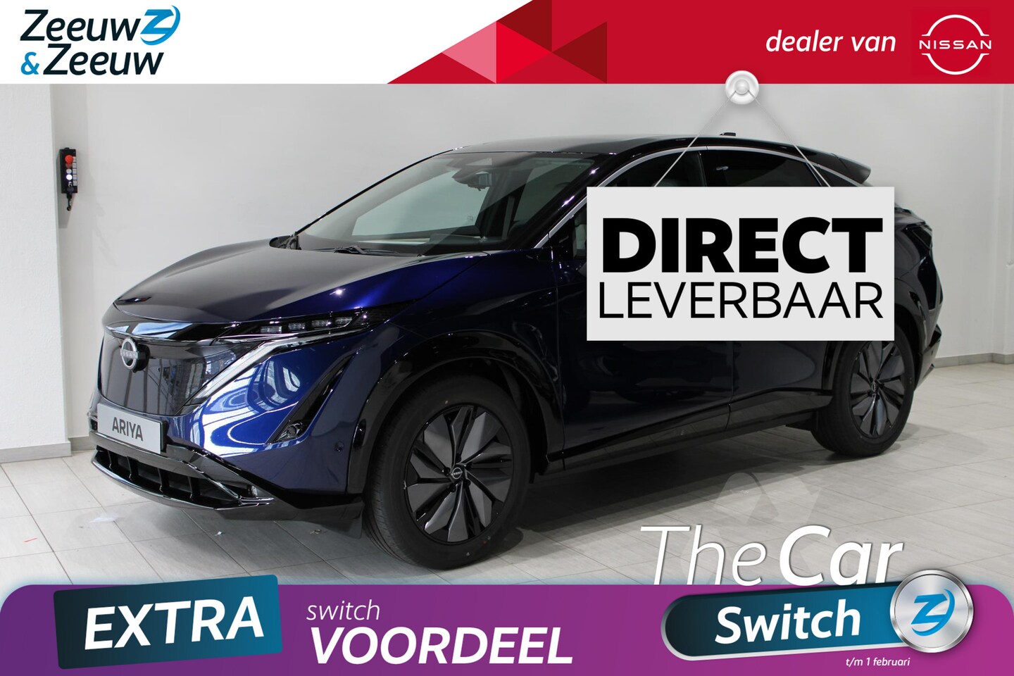 Nissan Ariya - Advantage Edition Plus 91 kWh | Leder/alcantara bekleding | Pro-Pilot | - AutoWereld.nl