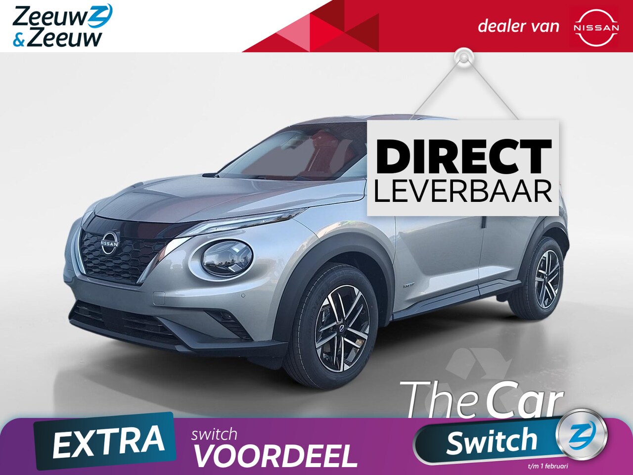 Nissan Juke - 1.6 Hybrid N-Connecta Uit voorraad leverbaar | € 7000,- voorraadkorting | op = op  | - AutoWereld.nl