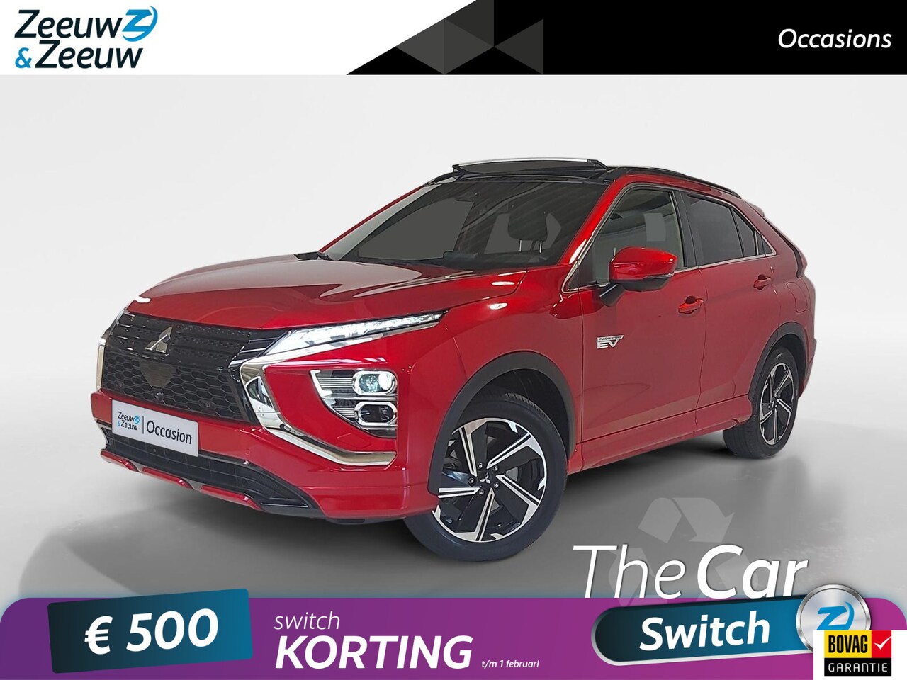 Mitsubishi Eclipse Cross - 2.4 PHEV Instyle | Schuif/Kanteldak | 360-Camera | Parkeersensoren | Dodehoekdetectie | El - AutoWereld.nl