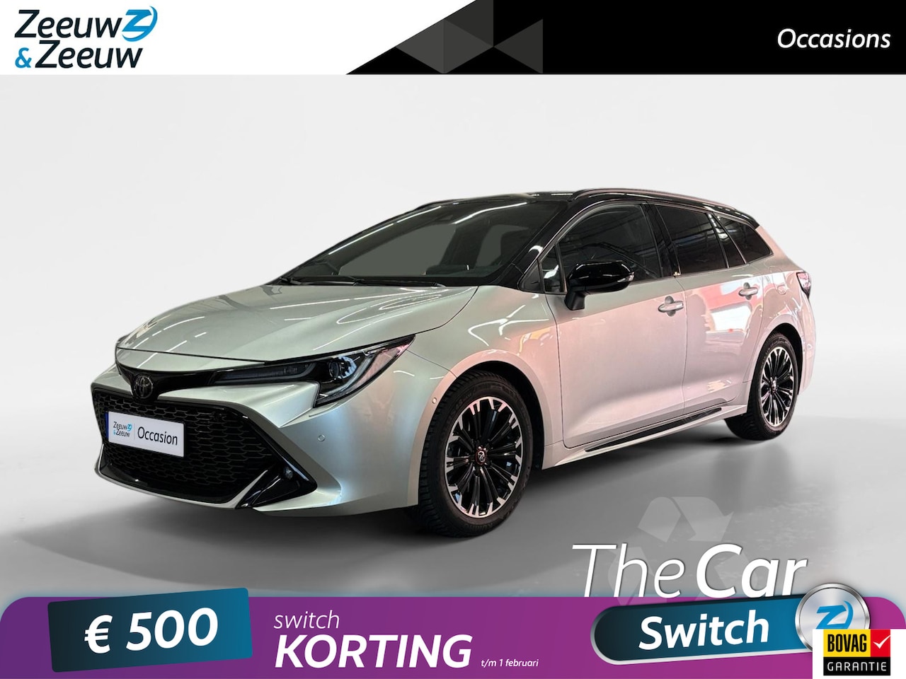 Toyota Corolla Touring Sports - 2.0 Hybrid GR-Sport 183 PK | Unieke auto | Leder interieur | Stoelverwarming | Achteruitri - AutoWereld.nl