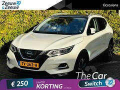 Nissan Qashqai - 1.2 Tekna Panoramamadak , stoelverwarming , trekhaak , climate , cruise , tekna + velgen ,