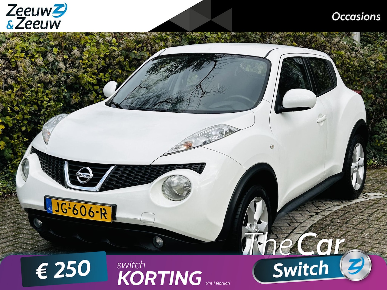 Nissan Juke - 1.6 Business Edition Automaat , navi , camera , climate , cruise , lm velgen. - AutoWereld.nl