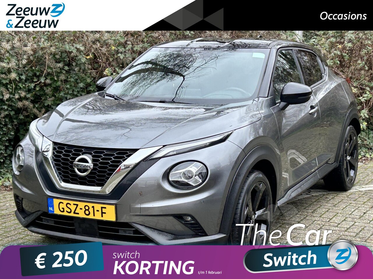 Nissan Juke - 1.0 DIG-T Enigma Apple Carplay/Android Auto , Bose in stoelen ,  navigatie , lichtmetalen - AutoWereld.nl