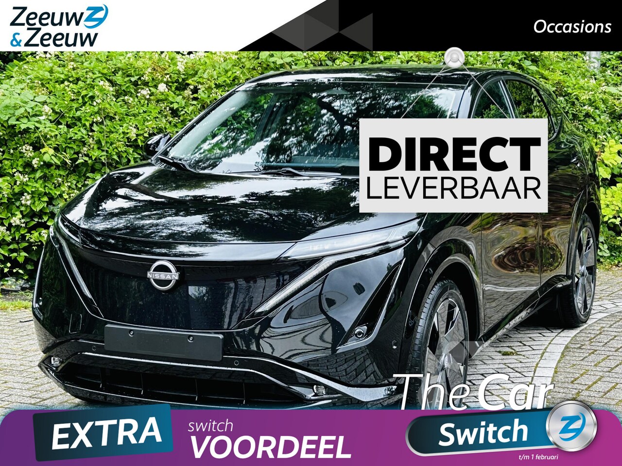 Nissan Ariya - Advantage Edition Plus 91 kWh AUTOMAAT | €2950,- Z&Z subsidie! | Navigatie, Apple Carplay - AutoWereld.nl