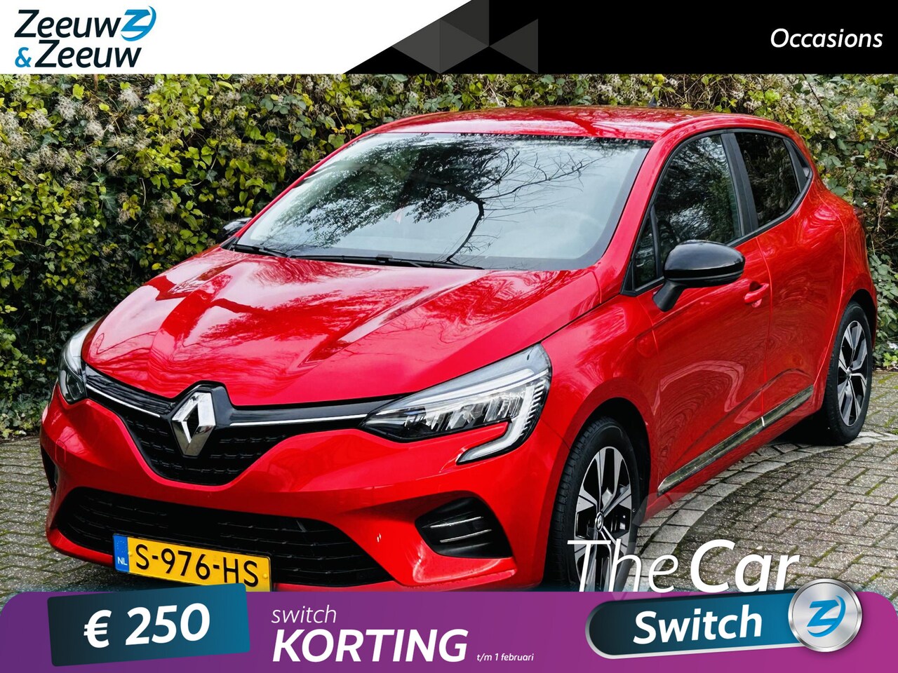 Renault Clio - 1.0 TCe 90 Evolution Apple Carplay/Android Auto , navi , airco , cruise , lm velgen , tel - AutoWereld.nl