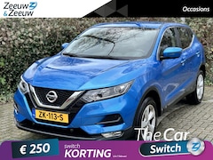 Nissan Qashqai - 1.3 DIG-T Acenta Zeer lage kilometerstand , Apple Carplay/Android Auto , climate , trekhaa