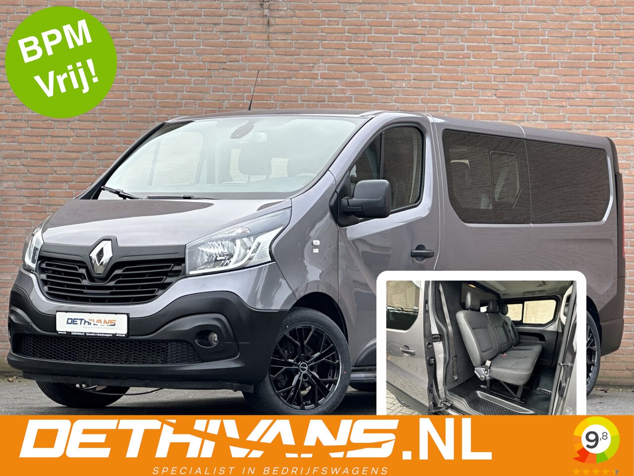 Renault Trafic - 1.6dCi 120PK Lang Dubbele Cabine / Euro6 - AutoWereld.nl