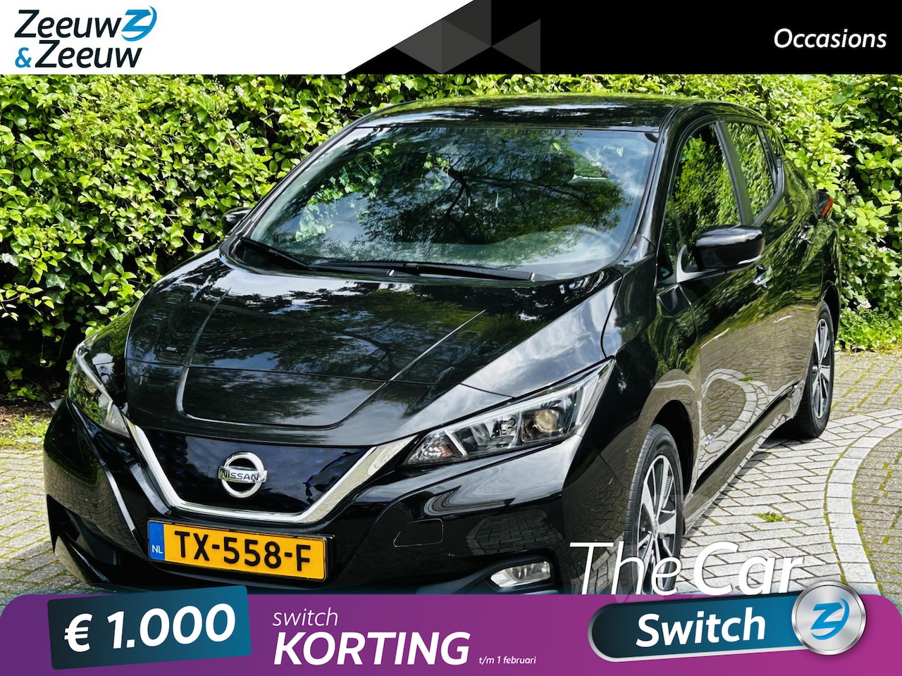 Nissan LEAF - Nissan 40kwh ACENTA 40 KWH | € 2000,- EURO SUBSIDIE MOGELIJK | AUTOMAAT | CRUISE | NAVI | - AutoWereld.nl