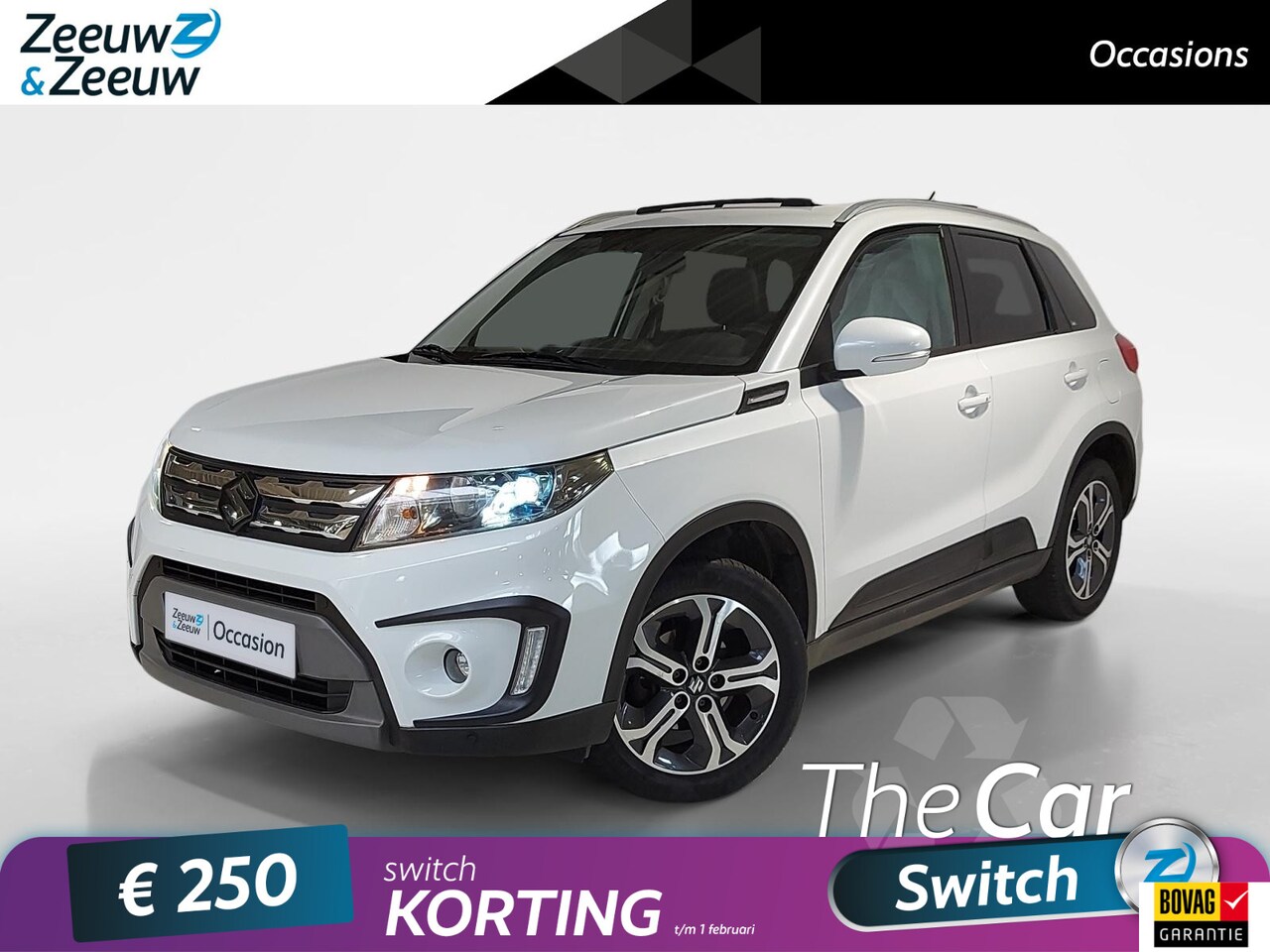 Suzuki Vitara - 1.6 High Executive | Schuif/Kantel dak | Achteruitrijcamera | Parkeersensoren achter | Tre - AutoWereld.nl