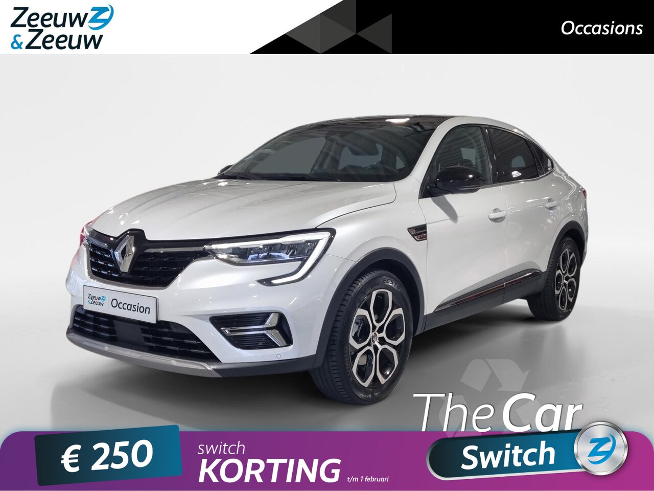 Renault Arkana - 1.6 E-Tech Hybrid 145 Intens * Winter pack * Trekhaak * camera * Apple carplay / Android a - AutoWereld.nl