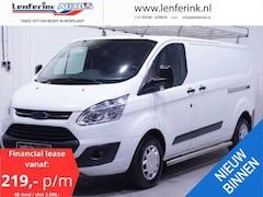 Ford Transit Custom - 2.0 TDCI 105 pk L2H1 Trend Navi, 2x Schuifdeur Camera, Trekhaak, NAP, Imperiaal, Slechts 5