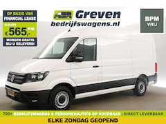 Volkswagen Crafter - 30 2.0 TDI L3H3 | BPM Vrij | 3000KG Trekgew. 140PK Airco Cruise Carplay Navi PDC 3 Persoon