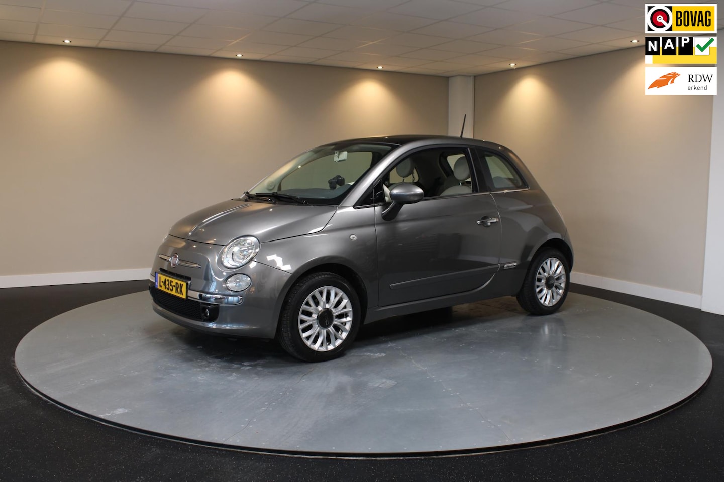 Fiat 500 - 1.2 Lounge *Panodak* Nwe Distr.Riem! Retro - AutoWereld.nl