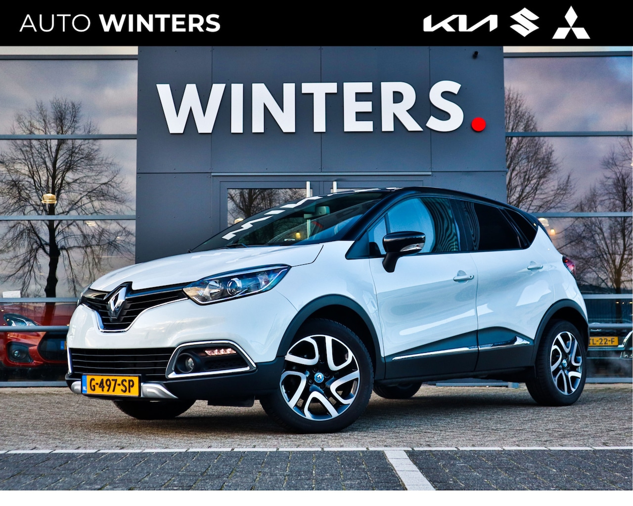 Renault Captur - 1.2 TCe Dynamique Automaat Automaat+All-season+Half-Leder+Camera+Navi+PDC+Stoelverw.+Clima - AutoWereld.nl