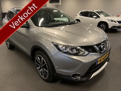 Nissan Qashqai - 1.2 Tekna NAVIGATIE-LEDEREN BEKLEDING-ACHTERUITRIJCAMERA-CLIMATE CONTROL