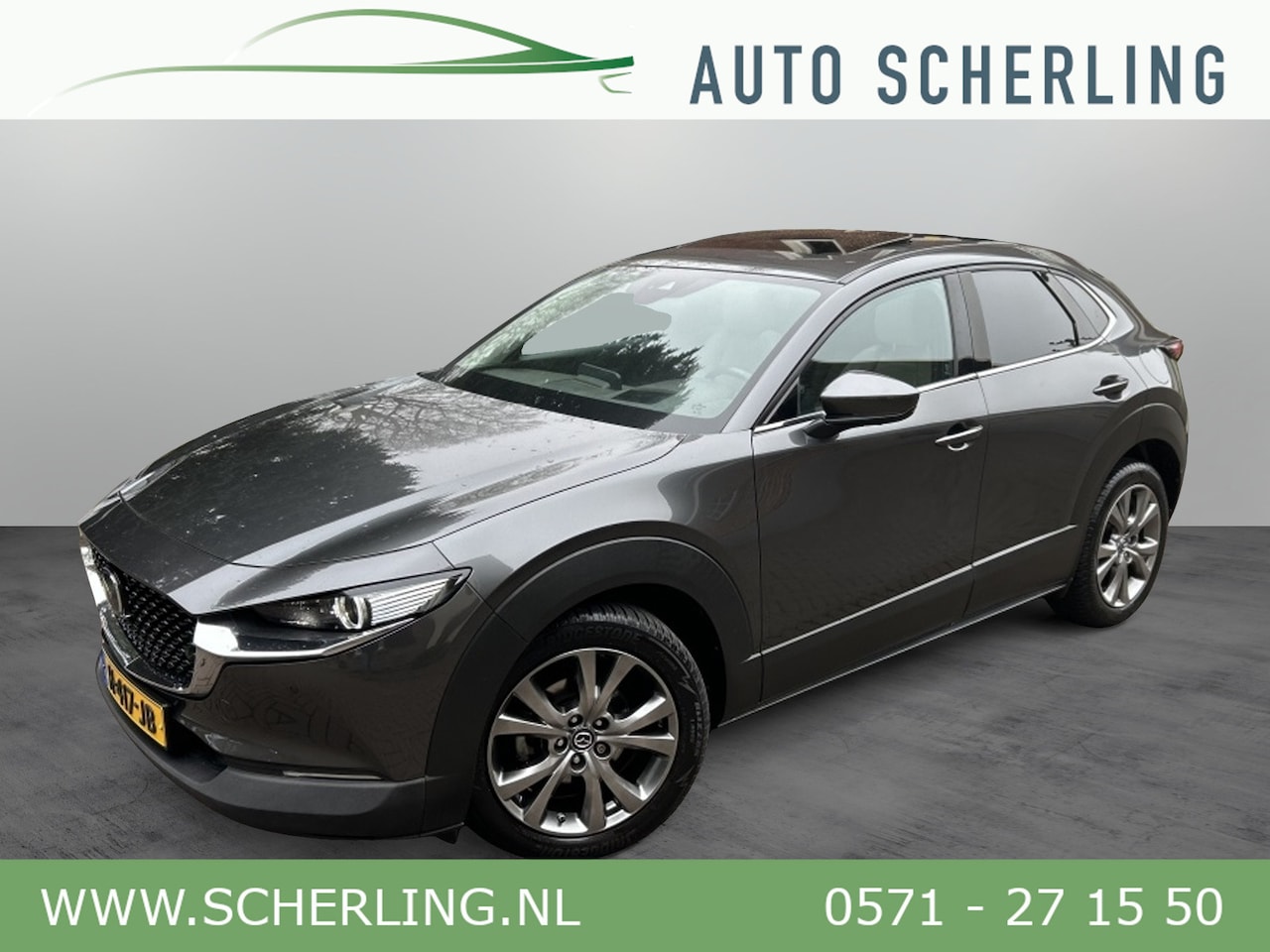 Mazda CX-30 - 2.0 SA-X 180pk Luxury Leder, Open-dak, Bose, 1e Eigenaar - AutoWereld.nl