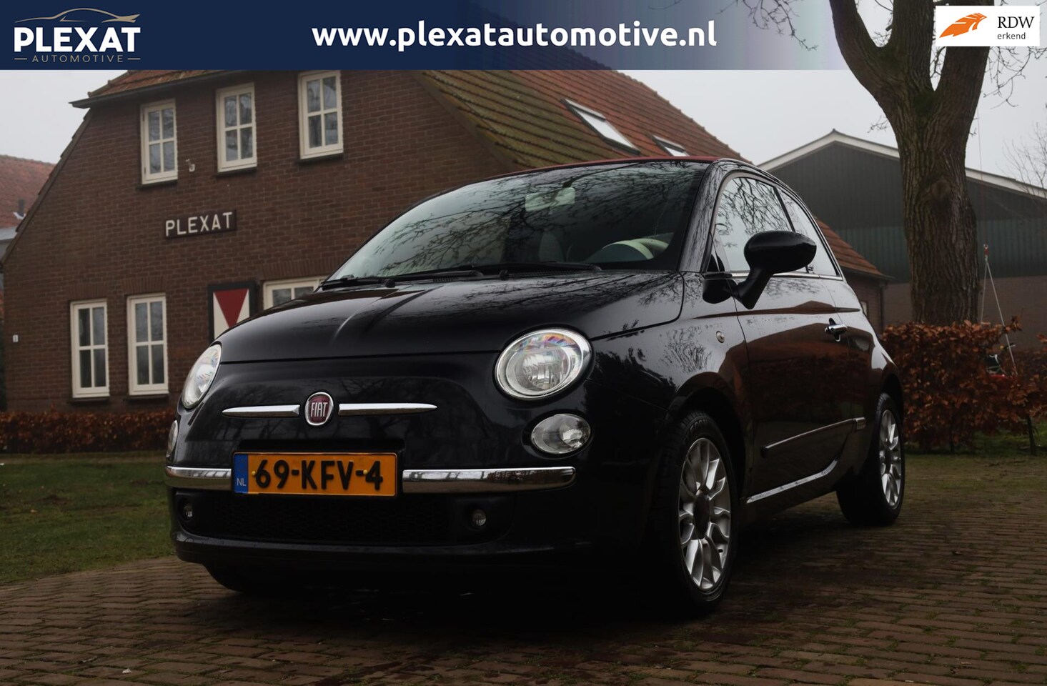 Fiat 500 C - 1.2 Pop Aut.| Cabrio | Automaat | Uniek | Parkeersensoren | NL. Auto | Apk 30-05-25 | Voll - AutoWereld.nl