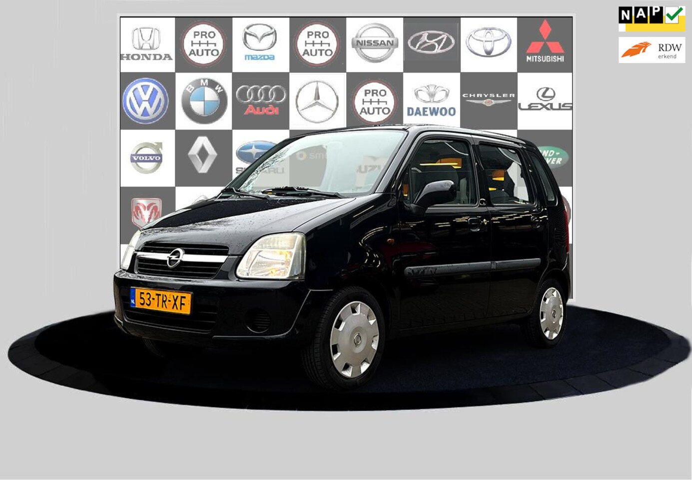 Opel Agila - 1.2-16V Flexx cool Airco, Goed onderhouden nette auto - AutoWereld.nl