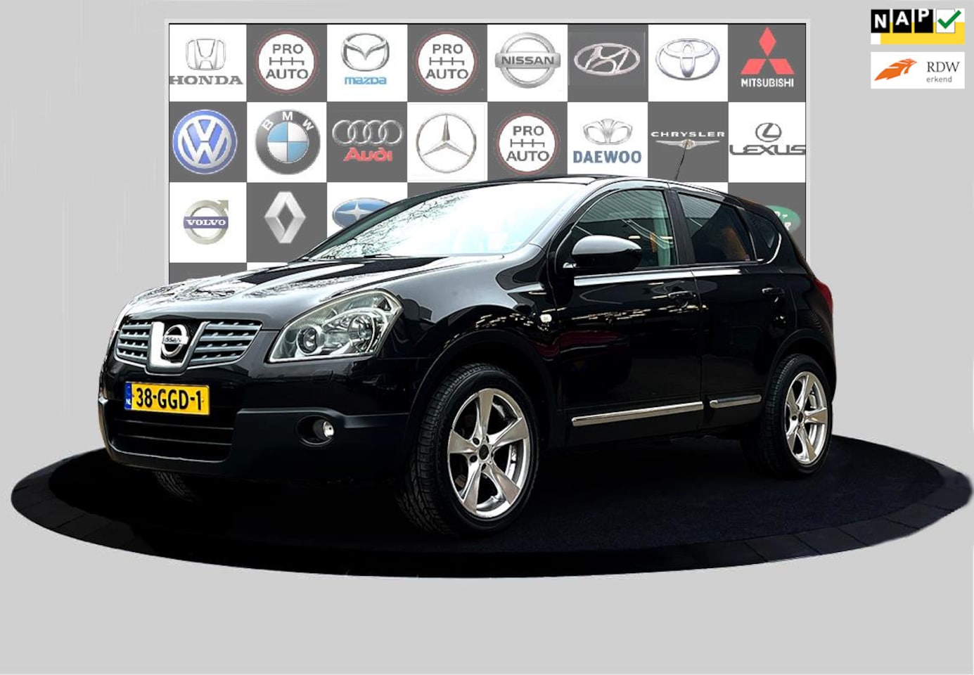 Nissan Qashqai - 2.0 Tekna Premium 4WD Camera_Navi_Cruise - AutoWereld.nl