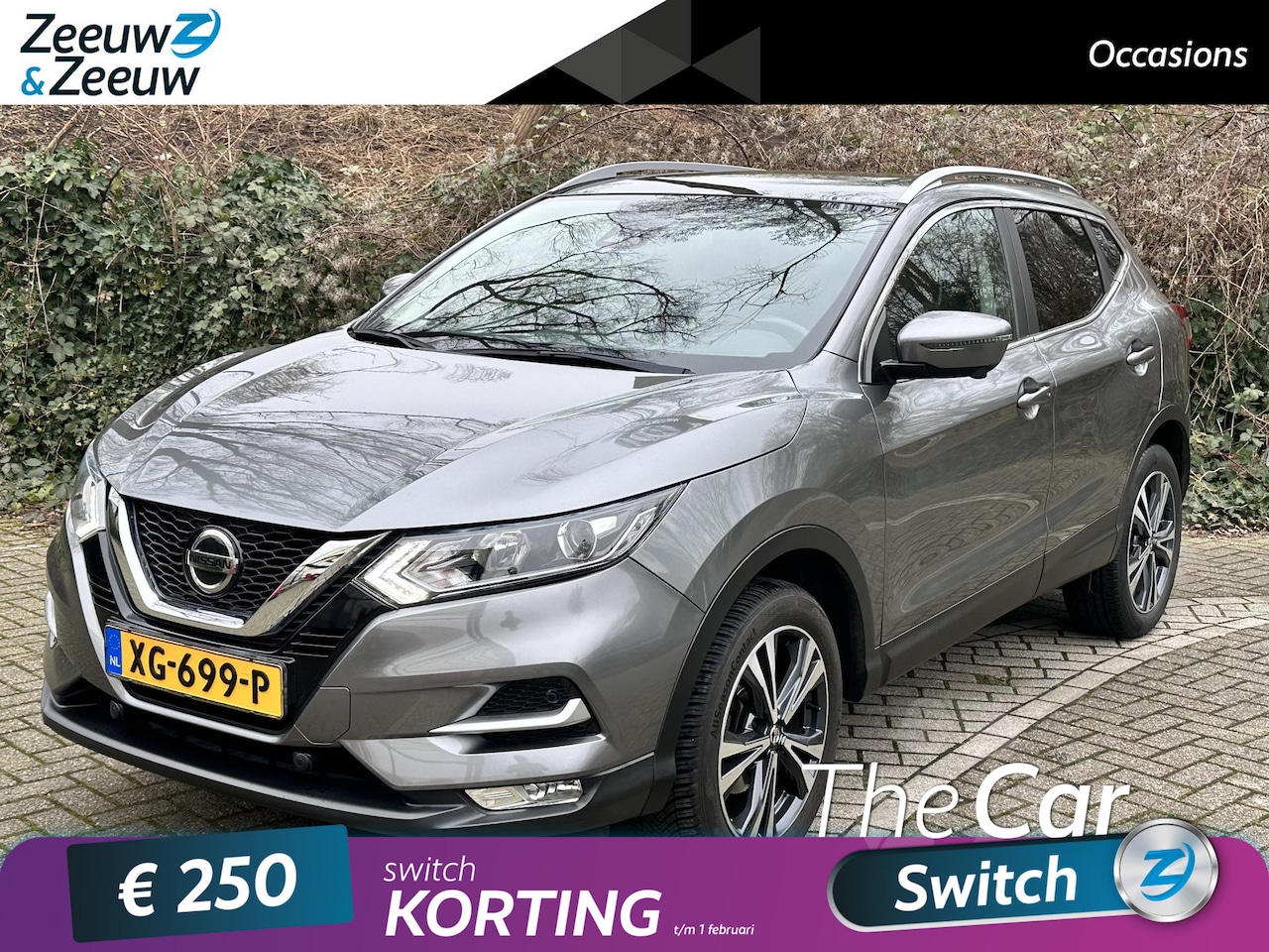 Nissan Qashqai - 1.2 N-Connecta | TREKHAAK | PANORAMISCH DAK | LAGE KILOMETERSTAND | 360 GARDEN CAMERA | - AutoWereld.nl