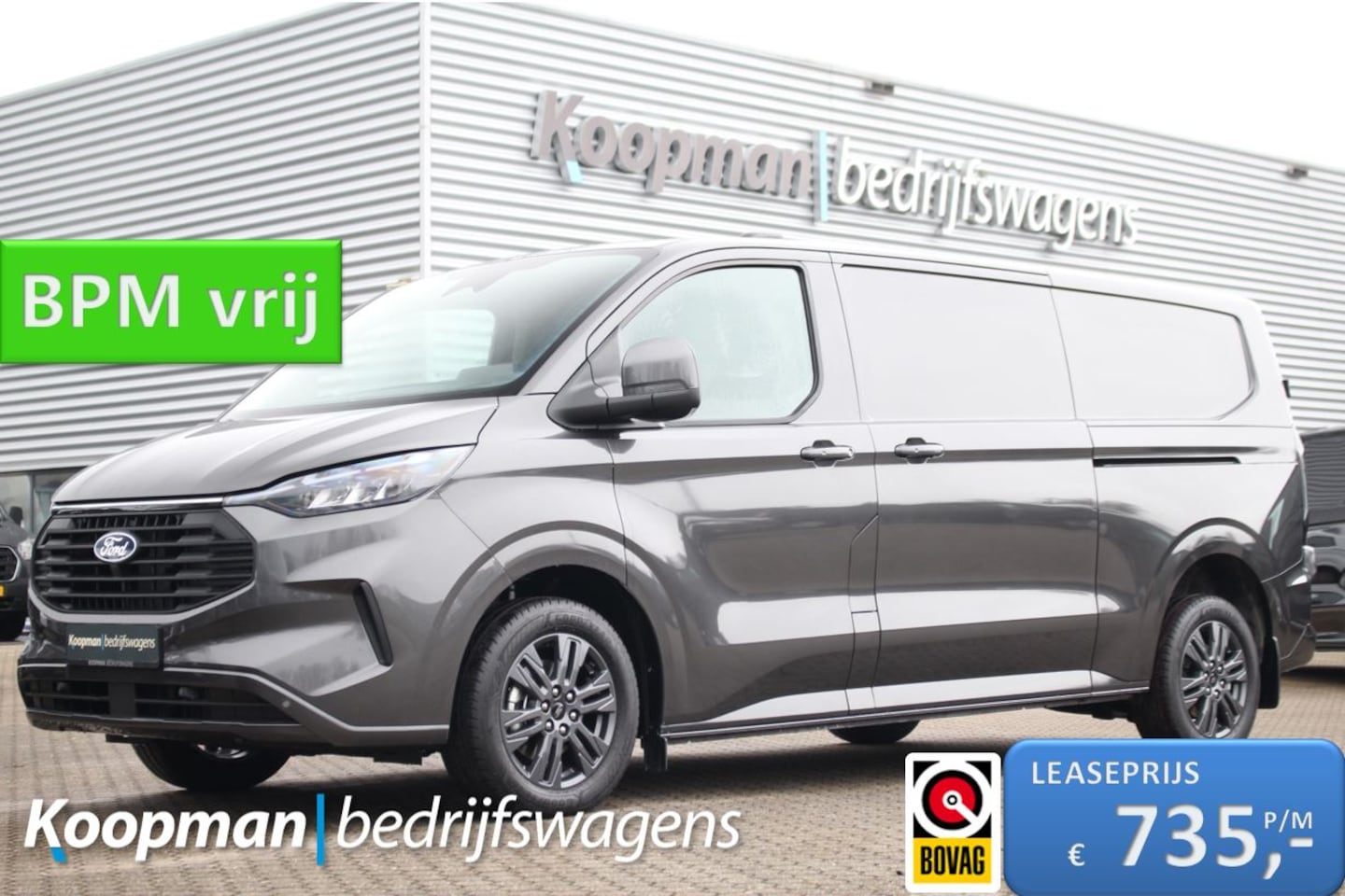 Ford Transit Custom - 300 2.0TDCI 170pk L2H1 Limited | Automaat | L+R Zijdeur | Adaptive cruise | LED | BLIS | S - AutoWereld.nl