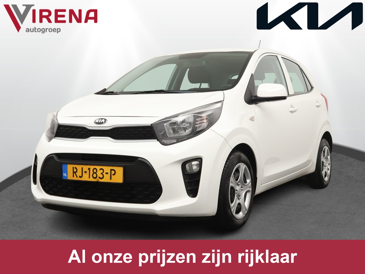 Kia Picanto - 1.0 CVVT EconomyPlusLine - Airconditioning - Bluetooth - Elektrische ramen - 12 maanden BO - AutoWereld.nl