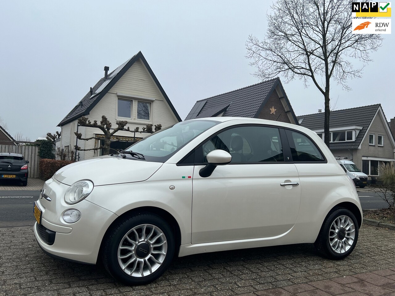 Fiat 500 - 1.2 Madreperla(parlemoer) NL-AUTO-NAP. - AutoWereld.nl