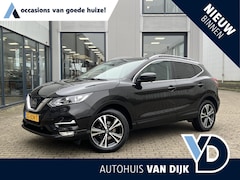 Nissan Qashqai - 1.2 N-Connecta | 2e eign./Voll Historie/Navi/Pano-Dak/Camera/18"/Privacy Glass